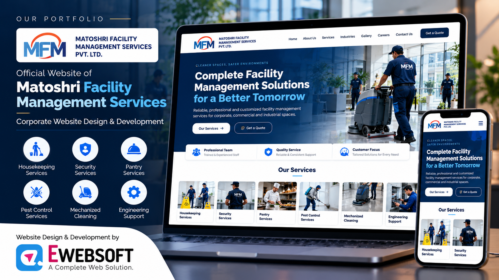 Matoshri Facility Management Services – Corporate Website